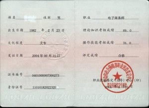 电子商务专业中级工程师